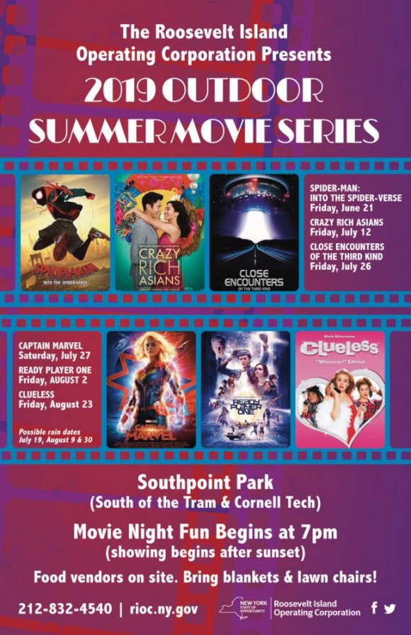 Outdoor movies this summer, starting with Roosevelt Island Outdoor movies this summer, starting with Roosevelt Island